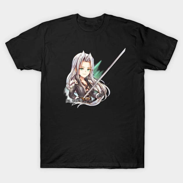 Final Fantasy 7 Remake Sephiroth T-Shirt by candypiggy